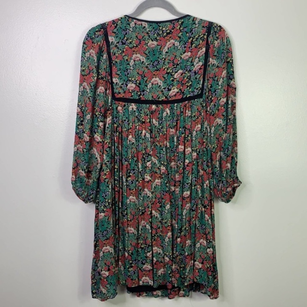 ANTHRO Floreat Ottava Floral Peasant Dress Small - Picture 6 of 7